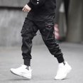 thumbnail image 1 of Ropa nueva para hombre, pantalones bombachos de carga con múltiples bolsillos, pantalones de chándal informales de Hip Hop para hombre, pantalones para correr, pantalones de moda Harajuku para hombre Tan Jianjun unisex, 1 of 2