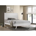 thumbnail image 2 of Janelle madera este rey panel cama blanco, 2 of 7