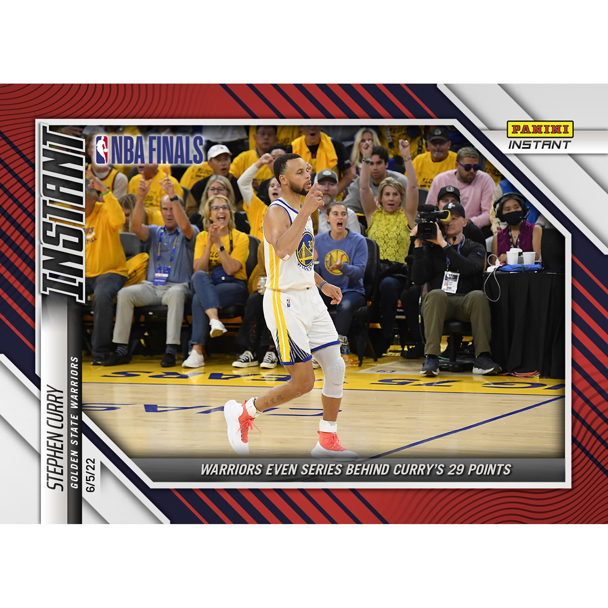 Stephen Curry Golden State Warriors Autographed 2021-22 Panini