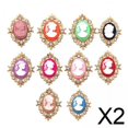 thumbnail image 1 of 2x10 Uds. Colgante De Botones De Diamantes De Imitación Ostentosos, Decoración De Aleación Para Coser Zapatos DIY, 1 of 10