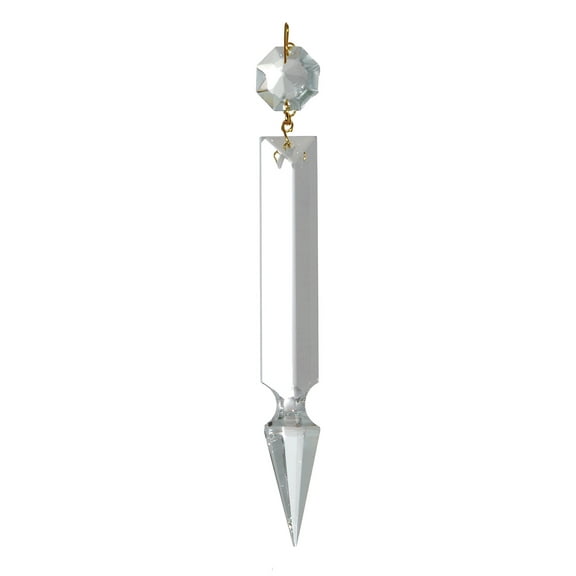 B&P Lamp  5" (125mm) plain crystal spear
