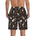 thumbnail image 3 of Bixox Men's Pirate Skulls printing Casual Classic Fit Short Summer Beach Shorts, 3 of 6