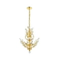 thumbnail image 6 of Orchid 8 light Gold Chandelier - V2011D21G/RC, 6 of 7