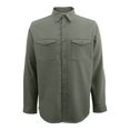 thumbnail image 1 of Camisa George Talla EG de Gabardina Manga Larga Verde Militar, 1 of 4