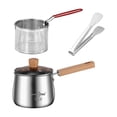 thumbnail image 2 of Lipstore 3x Deep Fryer Set Cookware Thick Small Deep Fryer Pot for Party Home, 2 of 8