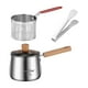thumbnail image 2 of Freidora,Cesta coladora de acero inoxidable para freír,Freidora de pollo para el hogar,mini cocina,ahorro de aceite,Colador de olla para freidora de patatas fritas con mango de, 2 of 8