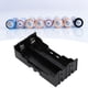 thumbnail image 2 of Caja de almacenamiento de batería de 2 ranuras, organizador para almacenar 2 baterías de 3,7 V 18650, 6 uds., 2 of 11