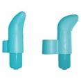 thumbnail image 2 of The 9's Silicone Finger Vibrator, Blue, 2 of 3