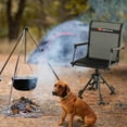 thumbnail image 2 of Topbuy 360° Swivel Blind Hunting Chair, Foldable & Portable Hunting Chair W/ Oversized Duck Feet Padded Armrests Mesh Back&Height Adjustable, 2 of 10