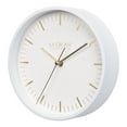 thumbnail image 5 of La Crosse Clock 6 inch Etta White-Finish Metal Silent Quartz Wall/Table Clock, 404-3715, 5 of 8