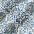 thumbnail image 2 of No. 918 Hastings Watercolor Medallion Semi-Sheer Grommet Curtain Panel, 40"W X 84"L, Denim Blue, 2 of 6