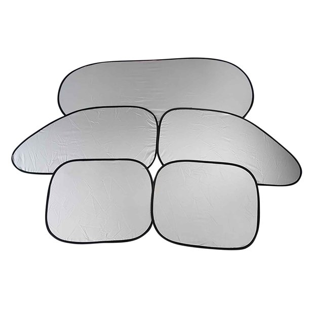 Agiferg Summer Car Sun Block Car Sun Block 6Piece Tape Sun Block Front