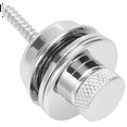 thumbnail image 3 of 6Pcs Non-Slip Guitar Strap Lock Guitar Belts Buckle Button Thread for Acoustic Electric Guitar Strap Parts Silver, 3 of 8