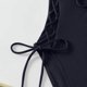 thumbnail image 4 of Trajes de baño de una pieza para mujer, bikinis sin espalda con tirantes ajustables a la moda de color sólido para mujer, traje de baño para mujer, 4 of 5