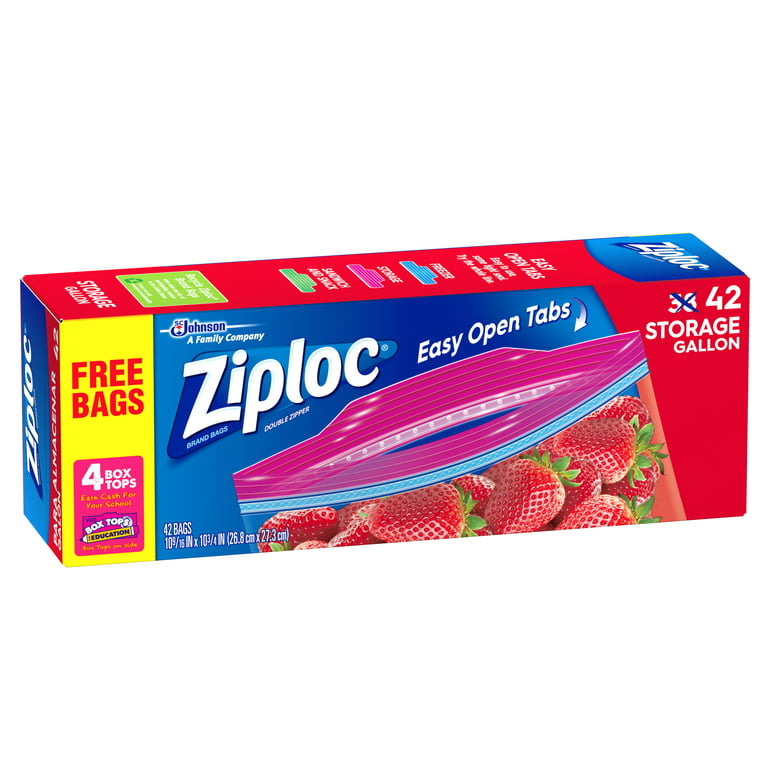 Ziploc Gallon Storage Bags - 1 Gallon