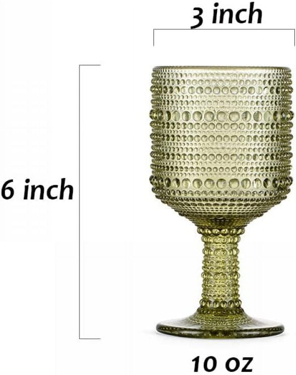 Wholesale! 240ml 300ml European Style Embossed Stained Glass Wine Alcohol  Lamp Thick Goblets From Hc_network002, $1.68
