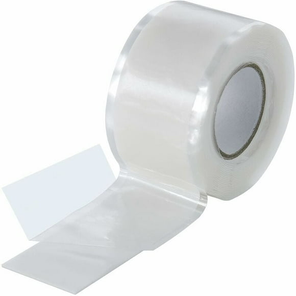 Self-fusing Silicone Tape (self-fusing 25mmx3m wide, white, self-vulcanizing), Insulating Tape and Sealing Strip (water, air)