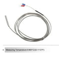 thumbnail image 3 of K Type Thermocouple Temperature Sensor Probe 5x50mm 6.6ft 0 to 600C(32 to 1112F) Stainless Steel, 3 of 5