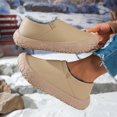 thumbnail image 5 of Willtoo Womens Winter Slip On Ankle Shoes Warm Lined Waterproof Casual Snow Shoes Non Slip Chunky Sole Comfort Walking Shoes for Daily Outdoor, 5 of 6