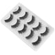 thumbnail image 4 of Pestañas postizas largas Jadeshay 5 pares de pestañas postizas gruesas densas y rizadas, 4 of 14