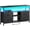 47 inch/Black, variant on Amadwell TV Stand with Power Outlets & LED Lights, 4 Drawer Dresser Entertainment Center, Media Console with Open Shelf