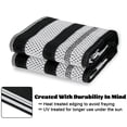 thumbnail image 3 of Twister.CK Outdoor Rug 8' x 10' Waterproof Patio Rug, Reversible Plastic Outside Carpet Storage Bag, for RV Camping Deck Balcony Porch, Black & White, 3 of 8