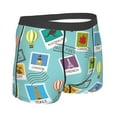 thumbnail image 3 of Kll World Travel1 Men'S Cotton Boxer Briefs Underwear-Large, 3 of 9