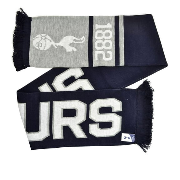 Tottenham Hotspur FC Official Soccer Jacquard Nero Scarf