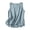 Blue, variant on Crgrtght Women Linen Curved Hem Round Neck Sleeveless Casual Basic Loose Tank Tops Button Shirt, Blue XXL