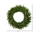 thumbnail image 2 of Vickerman 30" Camdon Fir Artificial Christmas Wreath, Unlit - Faux Holiday Wreath - Indoor Seasonal Home Decor, 2 of 2