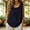 ❉014-Navy, variant on Embroidered Boho Tops for Women Floral Gauze Sleeveless Cotton Linen Vest Plus Size Summer Dressy Casual Blouses