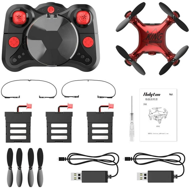 HT02 Mini drone pour enfants débutants, quadricoptère RC de poche