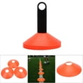 thumbnail image 5 of 10 Uds. Práctico Mini marcador de discos de cono de campo, herramienta de entrenamiento de velocidad deportiva para fútbol (naranja), 5 of 5