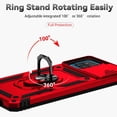 thumbnail image 3 of Estuche GANGXUN para Samsung Galaxy A12, soporte giratorio 360°, estilo mecánico y magnético, 3 of 5