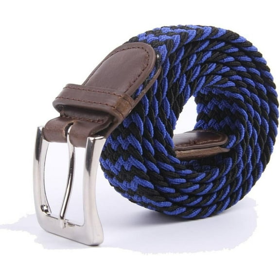 Canvas Elastic Fabric Woven Stretch Multicolored Braided Belts