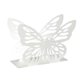 thumbnail image 3 of Servilletero de mariposa, de hierro, versátil, elegante, compacto, para encimera. blanco, 3 of 7