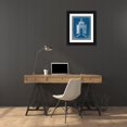 thumbnail image 3 of Vision Studio 12x14 Black Ornate Wood Framed with Double Matting Museum Art Print Titled - Garden Treillage Blueprint I, 3 of 4