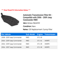 thumbnail image 2 of Automatic Transmission Filter Kit - Compatible with 2006 - 2009 Jeep Commander RWD 2007 2008, 2 of 2