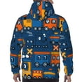 thumbnail image 5 of Bingfone Funny Steam Train Men'S Drawstring Hoodie Long Sleeve Pocket Sweatshirts-Large, 5 of 9