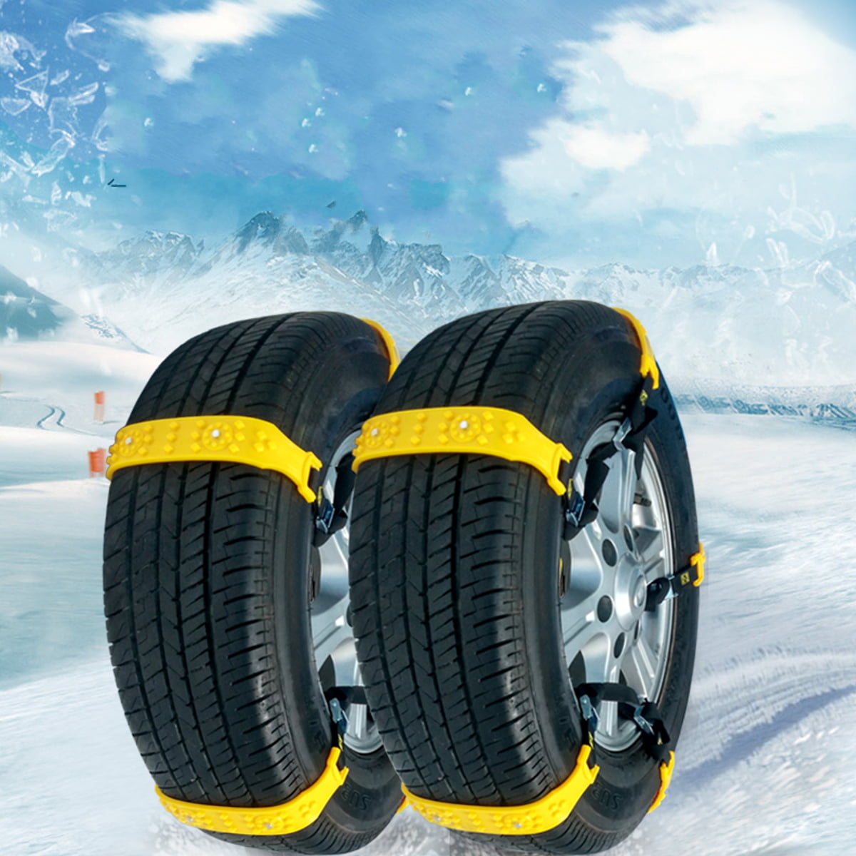 TPU Ice Skidproof Chains Anti-Skid Chain Strap Snow Chain Tire Winter Universal