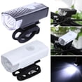 thumbnail image 2 of Luz LED para bicicleta recargable por USB, iluminación delantera y trasera, resistente al agua, para ciclismo de montaña, bicicletas eléctricas, etc. (con zumbador), 2 of 5