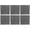 Gray, variant on Suodoka 6Pcs Sound Absorbing Board Acoustic Polyester Fiber Soundproof Fireproof Silencer Panels for Studio Audio Production & Wall Decor (Silvery Gray)