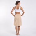 thumbnail image 4 of Women's Half Slip Underskirt, Mid Length Elastic Waist Under Dress Liner, Soft Smooth Seamless Breathable Ladies Slip Skirt for Daily Wear, Formal Dresses, Layering, 4 of 8