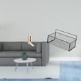thumbnail image 2 of Gancho de pared plegable,Percheros plegables de pared,Cesta de almacenamiento colgante,Cesta organizadora de pared colgante tipo armario,Estantes de pared estilo rústico, 2 of 8