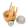 thumbnail image 3 of DOLITY Sauna Accessories Set s Lamp Milk Pail for Swimming Pool Home Round Lamp, 3 of 9