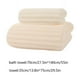 thumbnail image 3 of Fiudx Juego de Toallas de Pana, Material Suave y Grueso, Toalla de Baño de Alta Absorción, Elegante Diseño de Rayas, Decoración Cálida para El Baño, Apto para Uso Diario, Juego de 2 Piezas, 75 X 35 C, 3 of 6