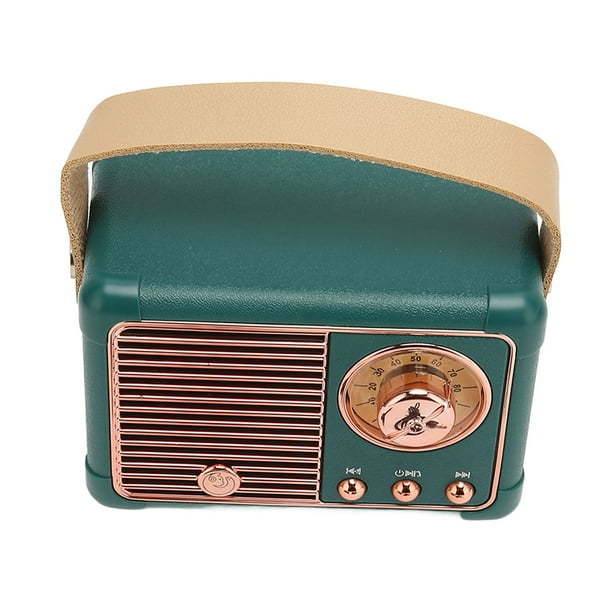 Altavoz Retro Con Chip Hifi, Sonido Estéreo de 360 Grados, Altavoz Vintage Portátil para El Hogar al Aire Libre, Rápido, Bajo Consumo de Energía