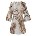 thumbnail image 4 of Robes d'Été à Fleurs Grande Taille pour Femmes Robe Boho Décontractée 1X-4X, 4 of 5