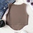 thumbnail image 4 of HCPDER Girls Black Tank Top Tank Tops For Teens Girls Dance Tank Top Crop Tank Top Sleeveless Dance Outfit For Ballet Wear 7-8 Years, 4 of 4
