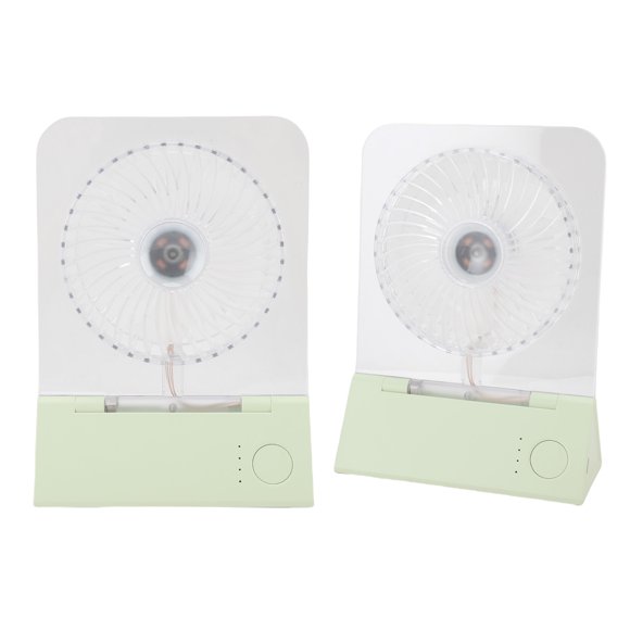 Ventilateur de Bureau Transparent, Design Mural Silencieux et Magnétique 4 Vitesses de Vent Ventilateur Portable Magnétique Clair pour Usage Quotidien Maison Camping